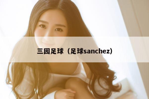 三园足球（足球sanchez）