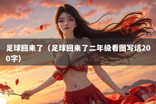 足球回来了（足球回来了二年级看图写话200字）