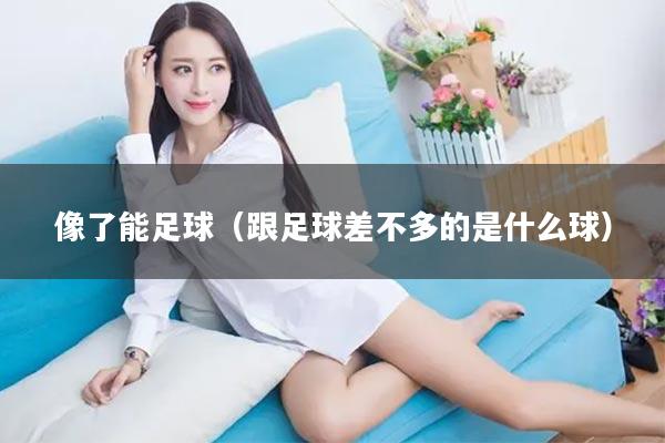 像了能足球（跟足球差不多的是什么球）